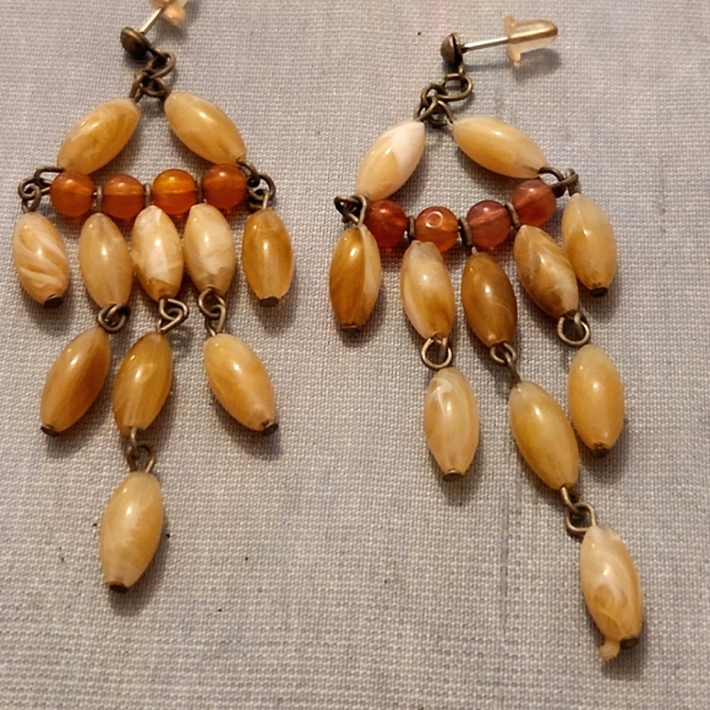 VINTAGE BEADED EARRINGS